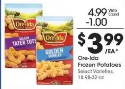 Kroger Ore-ida Frozen Potatoes offer