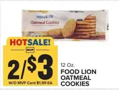 Food Lion FOOD LION OATMEAL COOKIES offer