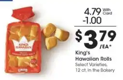 Kroger King's Hawaiian Rolls offer