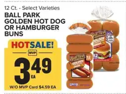 Food Lion Ball Park Golden Hot Dog or Hamburger Buns offer