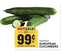 Food Lion Seedless European Cucumbers offer