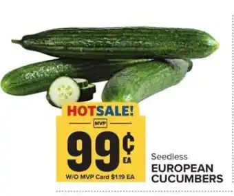 Food Lion Seedless European Cucumbers offer