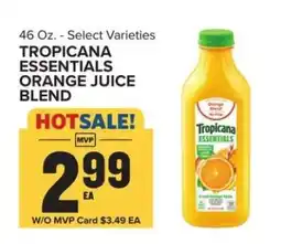 Food Lion Tropicana Essentials Orange Juice Blend offer