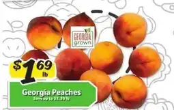Winn Dixie Georgia Peaches offer