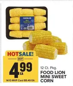 Food Lion Food Lion Mini Sweet Corn offer