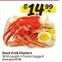 Winn Dixie Snow Crab Clusters offer