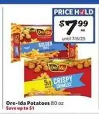 Winn Dixie Ore-Ida Potatoes offer