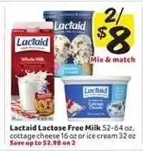 Winn Dixie Lactaid Lactose Free Milk offer