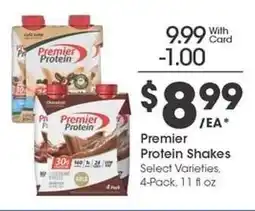 Kroger Premier Protein Shakes offer