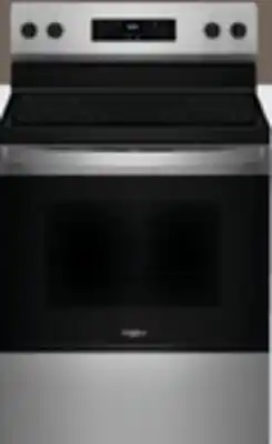 The Home Depot WHIRLPOOL 5.3 cu. ft. Stainless Steel Electric Range offer
