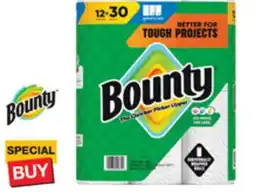 The Home Depot BOUNTY SELECT-A-SIZE 12-PACK DOUBLE PLUS PAPER TOWELS offer