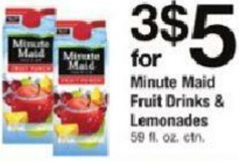 ACME Minute Maid Fruit Drinks & Lemonades offer