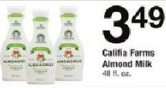 ACME Califia Farms Almond Milk offer