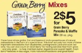 ACME Grain Berry Pancake & Waffle Mix 28 oz offer