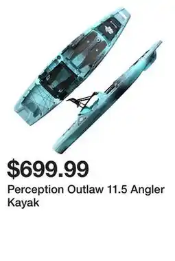 Dick's Sporting Goods Perception Outlaw 11.5 Angler Kayak offer