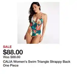 Dick's Sporting Goods CALIA Women's Swim Triangle Strappy Back One Piece offer