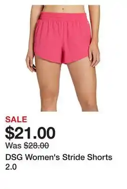Dick's Sporting Goods DSG Women's Stride Shorts 2.0 offer