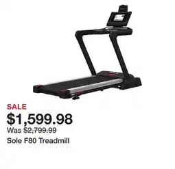 Dick's Sporting Goods Sole F80 Treadmill offer
