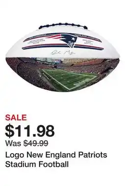 Dick's Sporting Goods Logo New England Patriots Stadium Football offer