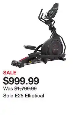 Dick's Sporting Goods Sole E25 Elliptical offer