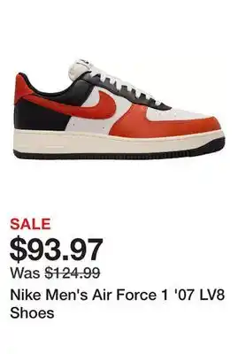 Dick's Sporting Goods Nike Men's Air Force 1 '07 LV8 Shoes offer