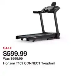 Dick's Sporting Goods Horizon T101 CONNECT Treadmill offer