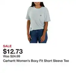 Dick's Sporting Goods Carhartt Women's Boxy Fit Short Sleeve Tee offer