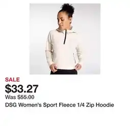 Dick's Sporting Goods DSG Women's Sport Fleece 1/4 Zip Hoodie offer