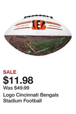 Dick's Sporting Goods Logo Cincinnati Bengals Stadium Football offer