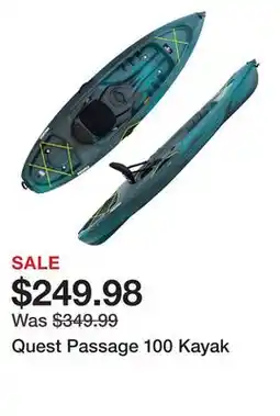 Dick's Sporting Goods Quest Passage 100 Kayak offer