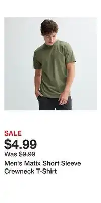 Kohl's Men's Matix Short Sleeve Crewneck T-Shirt offer