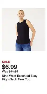 Kohl's Nine West Essential Easy High-Neck Tank Top offer