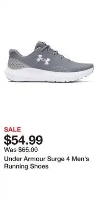 Kohl's Under Armour Surge 4 Men's Running Shoes offer