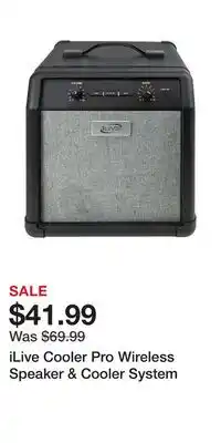 Kohl's iLive Cooler Pro Wireless Speaker & Cooler System offer
