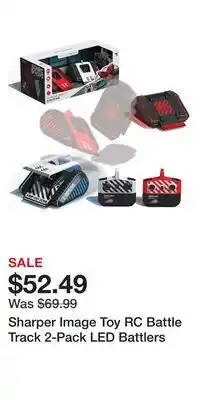 Kohl's Sharper Image Toy RC Battle Track 2-Pack LED Battlers offer