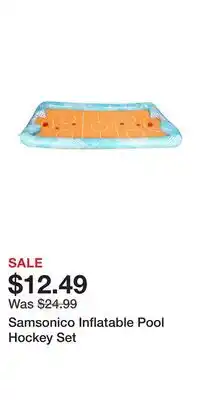 Kohl's Samsonico Inflatable Pool Hockey Set offer