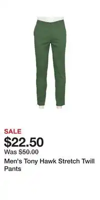 Kohl's Men's Tony Hawk Stretch Twill Pants offer