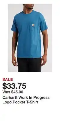 Nordstrom Carhartt Work In Progress Logo Pocket T-Shirt offer