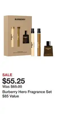 Nordstrom Burberry Hero Fragrance Set $85 Value offer
