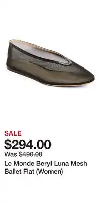 Nordstrom Le Monde Beryl Luna Mesh Ballet Flat (Women) offer