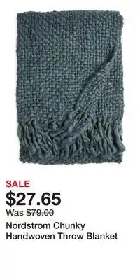 Nordstrom Nordstrom Chunky Handwoven Throw Blanket offer