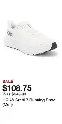 Nordstrom HOKA Arahi 7 Running Shoe (Men) offer