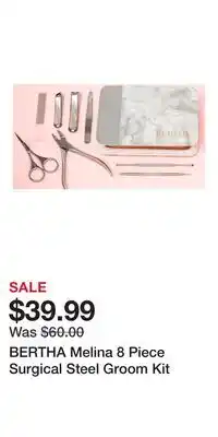 Nordstrom BERTHA Melina 8 Piece Surgical Steel Groom Kit offer