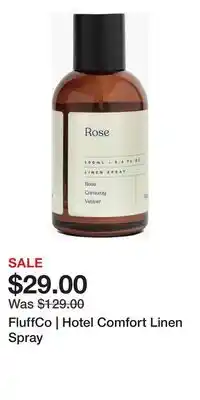 Nordstrom FluffCo | Hotel Comfort Linen Spray offer