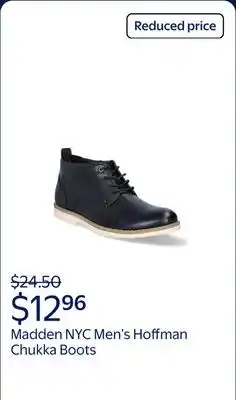 Walmart Madden NYC Men's Hoffman Chukka Boots offer