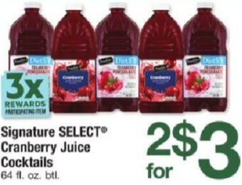 ACME Signature Select Cranberry Juice Cocktails offer