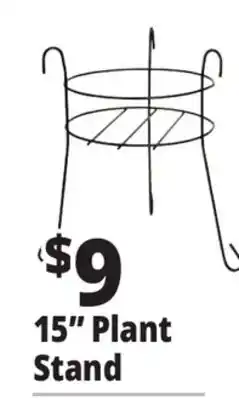 Ocean State Job Lot Black Plant Stand 15 offer