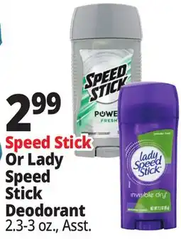 Ocean State Job Lot Lady Speed Stick Powder Fresh Invisible Dry Antiperspirant Deodorant 2.3 oz offer
