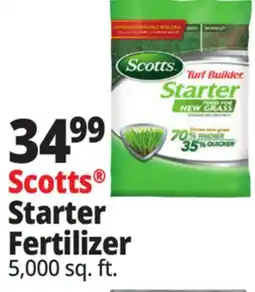 Ocean State Job Lot Scotts Turf Builder Starter Food for New Grass 5000 sq ft offer