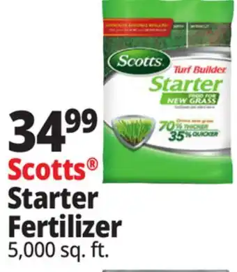 Ocean State Job Lot Scotts Turf Builder Starter Food for New Grass 5000 sq ft offer